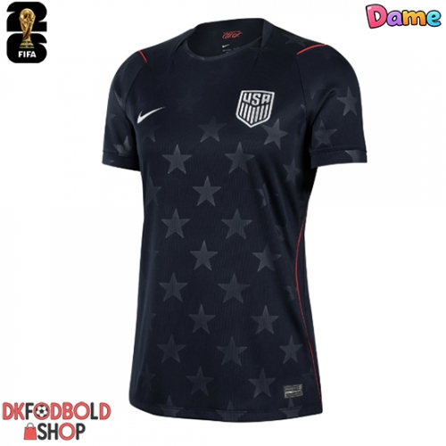 Forente stater Tyler Adams #4 Udebanetrøje Dame VM 2026 Kort ærmer